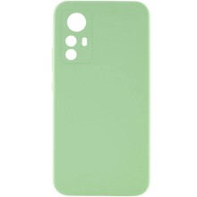 Чехол Silicone Cover Lakshmi Full Camera (AAA) для Xiaomi Redmi Note 12S (Мятный)