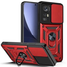 Ударопрочный чехол Camshield Serge Ring для Xiaomi Redmi Note 12S (Красный)