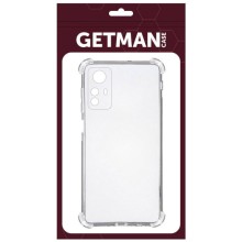 TPU чохол GETMAN Ease logo посилені кути для Xiaomi Redmi Note 12S – Прозорий