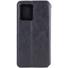Кожаный чехол-книжка GETMAN Cubic (PU) для Xiaomi Redmi Note 12S – Черный