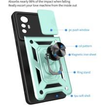 Ударопрочный чехол Camshield Serge Ring для Xiaomi Redmi Note 12S – Зеленый