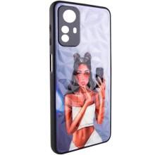 TPU+PC чохол Prisma Ladies для Xiaomi Redmi Note 12S (Bla111111ck in White)