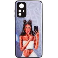 TPU+PC чехол Prisma Ladies для Xiaomi Redmi Note 12S – Black in White