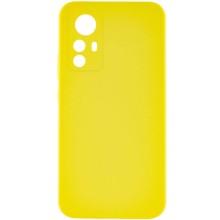 Чохол Silicone Cover Lakshmi Full Camera (AAA) для Xiaomi Redmi Note 12S (Жовтий)