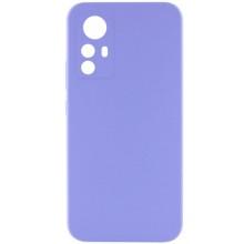 Чохол Silicone Cover Lakshmi Full Camera (AAA) для Xiaomi Redmi Note 12S (Бузковий)