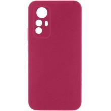 Чохол TPU GETMAN Liquid Silk Full Camera для Xiaomi Redmi Note 12S (Бордовий)