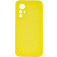 Чохол TPU GETMAN Liquid Silk Full Camera для Xiaomi Redmi Note 12S (Жовтий)