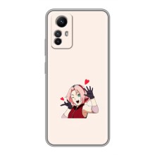 Чехлы Персонажи Аниме Наруто для Xiaomi Redmi Note 12s (AlphaPrint) (Лайк Сакура)