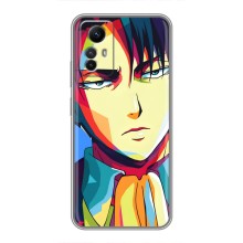 Чехлы Персонажи Аниме Наруто для Xiaomi Redmi Note 12s (AlphaPrint) (Леви Аккерман)