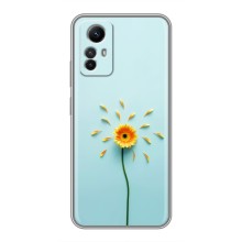 Чохли з квітами для Xiaomi Redmi Note 12s (VPrint) (Жовта квітка)