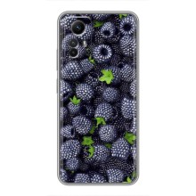 Чехлы с Фруктами для Xiaomi Redmi Note 12s (VPrint) (Ежевика)