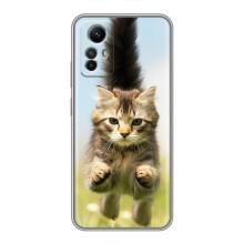 Чехлы с Котиками для Xiaomi Redmi Note 12s (VPrint) (Прыжок кота)
