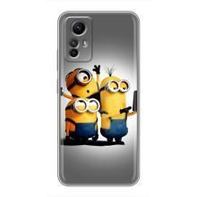 Чехол для Ребёнка на Редми Ноут 12с (VPrint) – Три миньона
