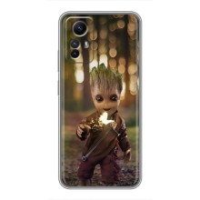 Чехол МАРВЕЛ для Редми Ноут 12с (AlphaPrint) (I am Groot)