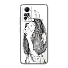 Чехол с печатью для Xiaomi Redmi Note 12s - (Мода) (AlphaPrint) (Фото девочки)