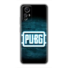 Чехол PUBG для Редми Ноут 12с (AlphaPrint) (Лого PUBG)