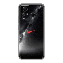 Чехол для Xiaomi Redmi Note 12s - с принтом Найк (AlphaPrint) (Найк красный)