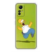 Чехол с Симпсонами для Xiaomi Redmi Note 12s (VPrint) (Гомер Симпсон)