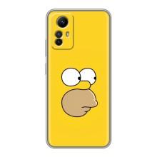 Чехол с Симпсонами для Xiaomi Redmi Note 12s (VPrint) (Гомер)