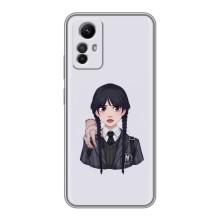Чехлы Венсдей на Xiaomi Redmi Note 12s Уэнсдей (AlphaPrint) (Уэнздей и Вещь)