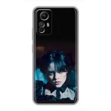 Чехлы Венсдей на Xiaomi Redmi Note 12s Уэнсдей (AlphaPrint) (взгляд Уэнздей)