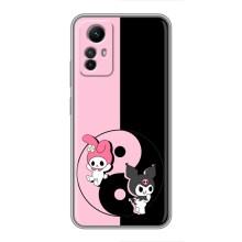 Чехол с кроликом Куроми на Xiaomi Redmi Note 12s (Куроми Инь Янь)