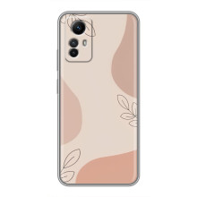 Чохол квітковий дизайн для Xiaomi Redmi Note 12s – Кориневий фон