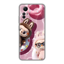 Чехол с Лабубу на Xiaomi Redmi Note 12s – Игрушка Лабубу