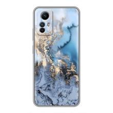 Мраморный чехол на Xiaomi Redmi Note 12s (VPrint) (Нежный мрамор)