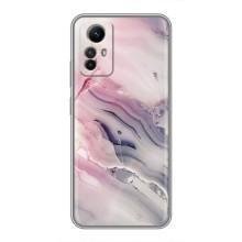 Мраморный чехол на Xiaomi Redmi Note 12s (VPrint) (Пурпурный Мрамор)