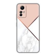 Мраморный чехол на Xiaomi Redmi Note 12s (VPrint) (Тройной мрамор)