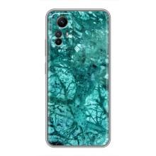 Мраморный чехол на Xiaomi Redmi Note 12s (VPrint) (Зеленый мрамор)