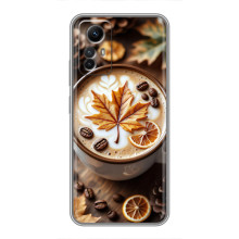 Чехол с уникальным дизайном «Осень с кофе» для Xiaomi Redmi Note 12s – Пряный кофе