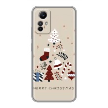 Різдвяні Чохли для Xiaomi Redmi Note 12s (VPrint) (Merry Christmas)