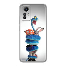 Силіконовий чохол з принтом Зоотрополіс для Xiaomi Redmi Note 12s – Змія Зоо