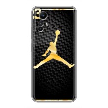 Силиконовый Чехол Nike Air Jordan на Редми Нот 12с (Джордан 23)