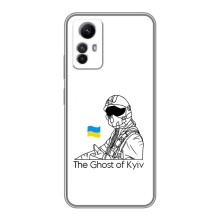 Защитные чехлы (Призрак Киева) для Xiaomi Redmi Note 12s (AlphaPrint) (Летчик Киева)
