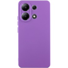 Чехол Silicone Cover Lakshmi Full Camera (AA) для Xiaomi Redmi Note 13 5G – Фиолетовый