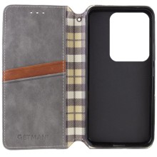 Шкіряний чохол-книжка GETMAN Cubic (PU) для Xiaomi Redmi Note 13 5G – undefined