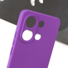 Чехол Silicone Cover Lakshmi Full Camera (AA) для Xiaomi Redmi Note 13 5G – Фиолетовый