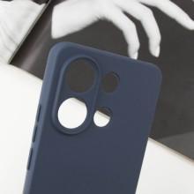 Чехол Silicone Cover Lakshmi Full Camera (AA) with logo для Xiaomi Redmi Note 13 5G – Синий