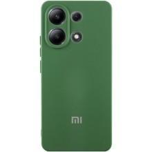 Чехол Silicone Cover Lakshmi Full Camera (AA) with logo для Xiaomi Redmi Note 13 5G – Зеленый