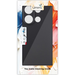 Чехол Silicone Cover Ummi Lakshmi Full Camera (AA) для Xiaomi Redmi Note 13 5G – Черный
