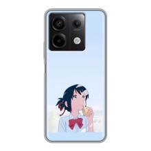 Чехол с персонажами АНИМЕ на Xiaomi Redmi Note 13 (5G) – Мицуха