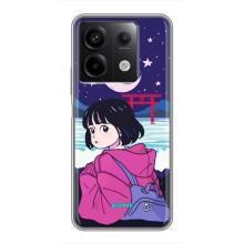 Чехол с персонажами АНИМЕ на Xiaomi Redmi Note 13 (5G) – Синобу Миякэ