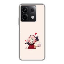 Чехлы Персонажи Аниме Наруто для Xiaomi Redmi Note 13 (5G) (AlphaPrint) – Лайк Сакура