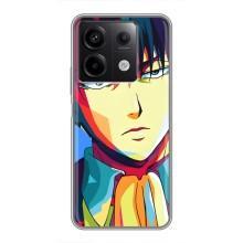 Чехлы Персонажи Аниме Наруто для Xiaomi Redmi Note 13 (5G) (AlphaPrint) – Леви Аккерман