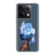 Чехлы (ART) Цветы на Xiaomi Redmi Note 13 (5G) (VPrint) (Цветы на голове)