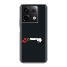 Чехлы (ART) Цветы на Xiaomi Redmi Note 13 (5G) (VPrint) (Неожиданные цветы)