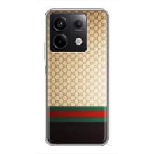 Чехлы Бренд GUCCI для Xiaomi Redmi Note 13 (5G) – Фон Гуччи
